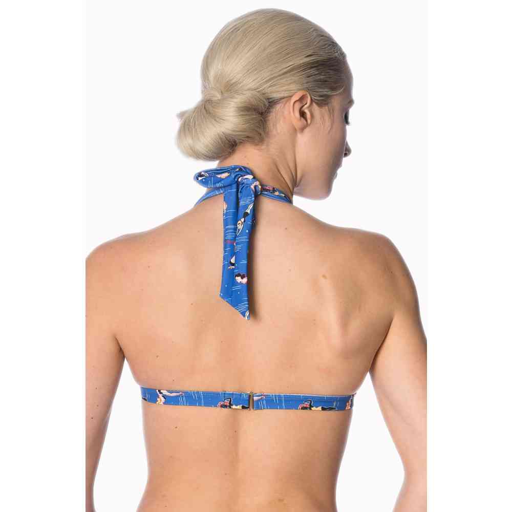 Dancing Days - DIVE IN BUILT UP BikiniOberteil - Blau